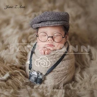 jane z ann newborn photography prop creation gentlemen costume hat glasses infant diy studio accessories