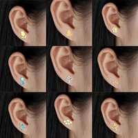 2021 fashion new stud earrings plant type earrings womens jewelry best gifts for lovers anniversary