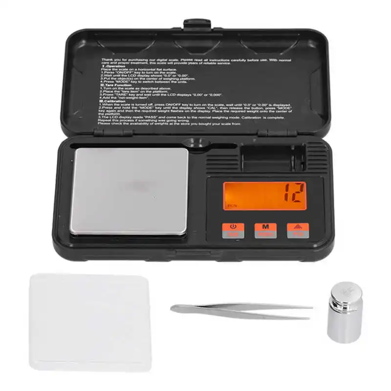 

200g/0.01g Jewelry Scales Digital Calibre Accurate Silver Scale Portable 6 Units Modes Mini Scale with LCD Display Digital Kumpa