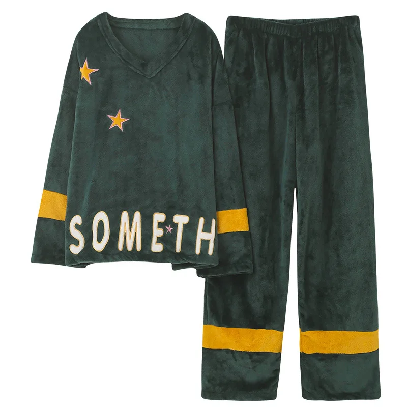 Пижама с героями мультфильмов женская зимняя теплая пижама из кораллового флиса