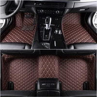 custom 5 seat car floor mats for honda civic accord city brv 2000 2020 car mats auto accessories