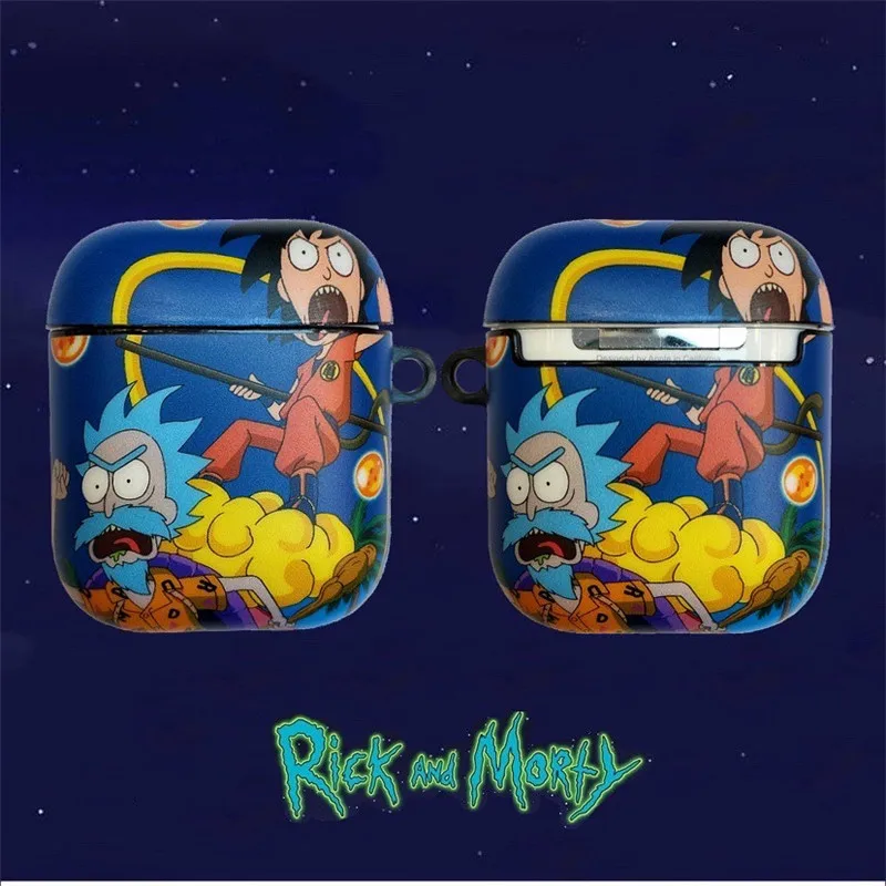 Рик Санчез и Морти Смит кроссовер Dragon Ball чехол для наушников для Apple Airpods 1/2 Мягкий ТПУ защитный чехол для наушников чехол s
