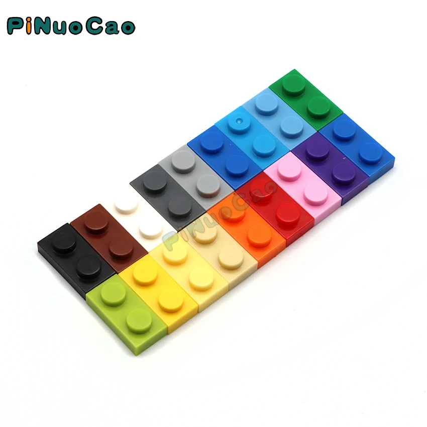 

PINUOCAO 3023 Thin1x2 строительные блоки 80 шт./пакет 16 Цвета совместим со всеми бренд Обучающие строительные сборные игрушки