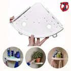 Угловая полка в ванную душ контейнер для хранения Вешалка-органайзер поднос держатель аксессуар Ванная комната удар-бесплатно угол присоска Горячая