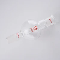 high borosilicate glass buffer ball 2924mm ports splash proof flask for connecting shafts and rotating flask of rotavap