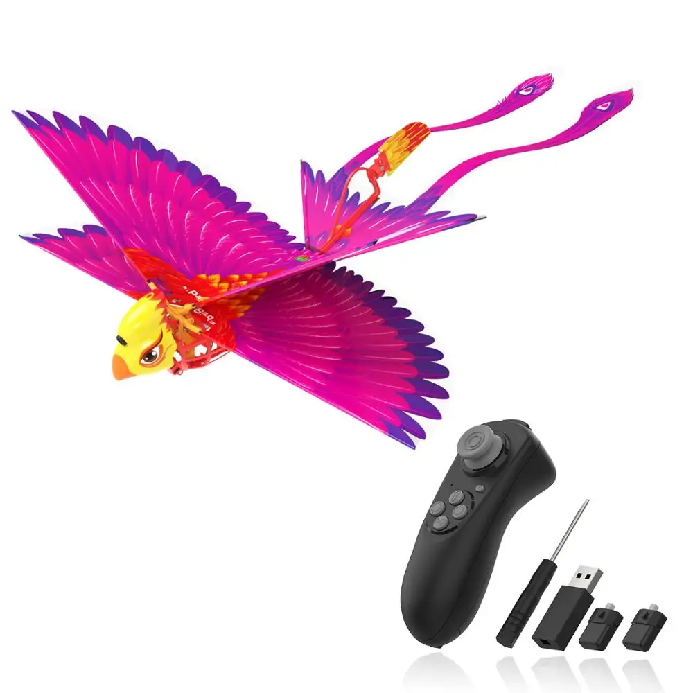 Go Bird-Mini helic&oacute;ptero de Control remoto para ni&ntilde;os y adultos, juguete volador con Control remoto, Drone, tecnolog&iacute;a inteligente, alas bi&oacute;nicas, p&aacute;jaros voladores-0