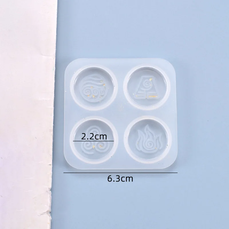 

Diy Crystal Epoxy Mold Religious Symbol Pendant Token Silicone Mold