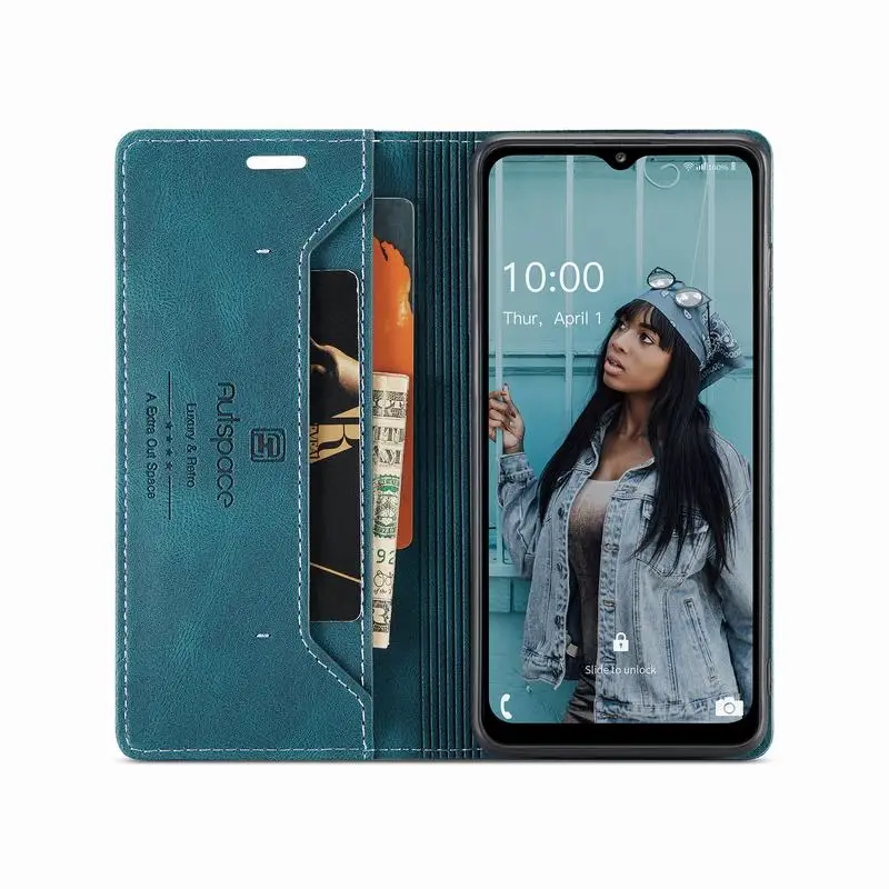 

Флип-чехол для Samsung Galaxy A32 5G, чехол для Samsung A32 5G, Матовый кожаный кошелек, прочные роскошные чехлы с отделениями для карт