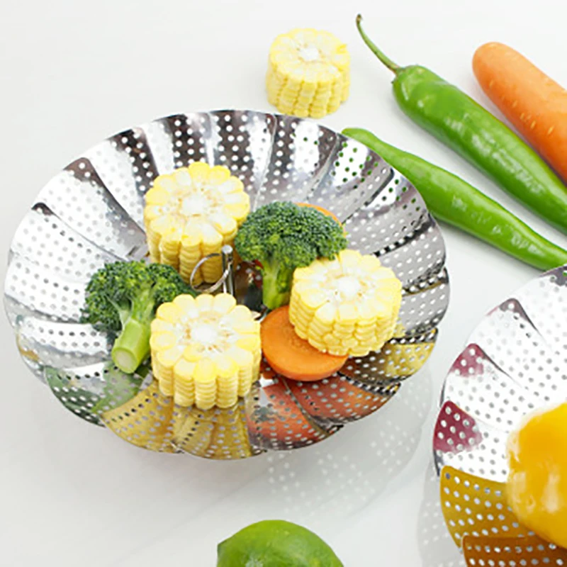 9 дюймов/11 дюймов Творческий нержавеющая посуда для пароварки отпаривания Еда