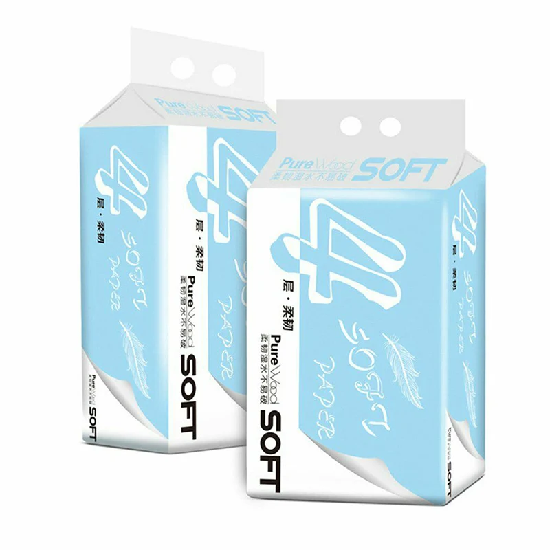 

High 6/12/18/24 Rolls Toilet Paper Bulk Bath Tissue Bathroom White Soft 4 Ply Household Office DOG88