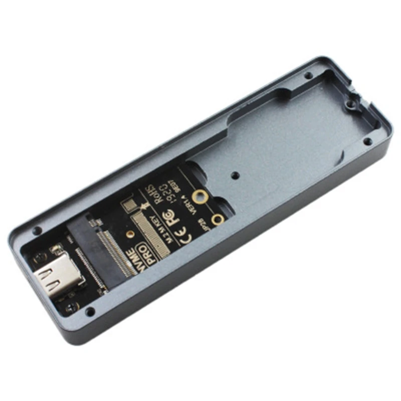 

M.2 NVME Aluminium Alloy to TypeC USB3.1 Gen2 Mobile HDD Box Solid State Drive