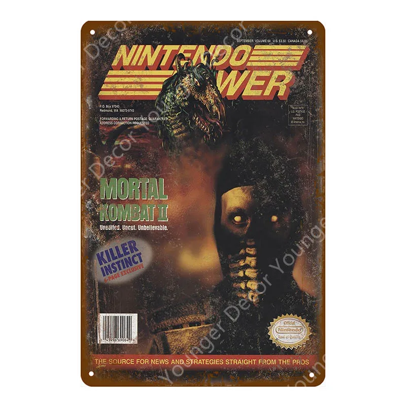 YD8084BI Кино, комикс, видео игра, Yoys Poster Play Gaming, металлические знаки, геймерская наклейка на стену для паба, бара, клуба, домашний декор, мультяшная доска, YI-162 - Цвет: YD8084BI