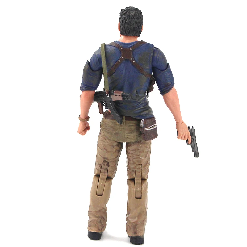 NECA-figuras de acci&oacute;n de NATHAN DRAKE, colecci&oacute;n de figuras de acci&oacute;n de 17cm-4