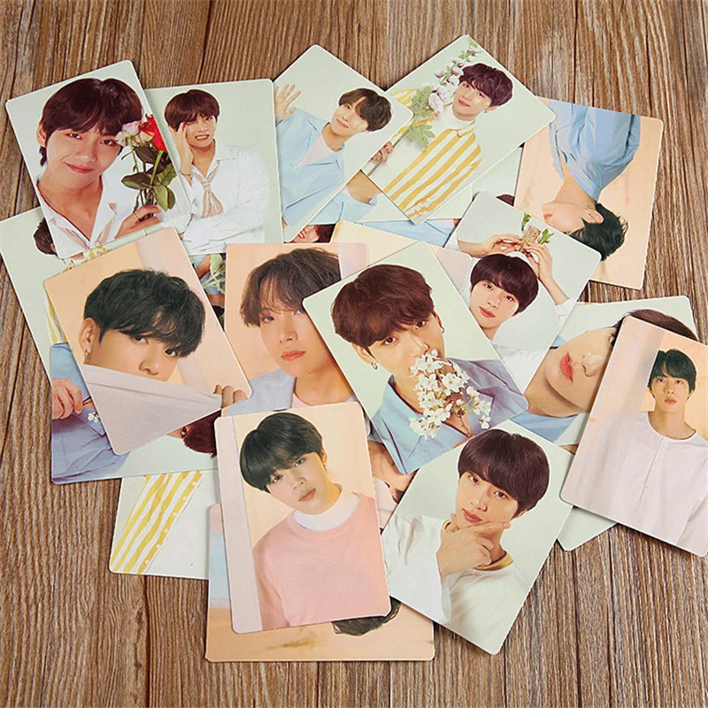 

Kpop Bangtan Boys Mini Photocards Aesthetic World Tour Love Yourself JUNG KOOK JIMIN SUGA JIN V RM Photocards Set Korean Postcad