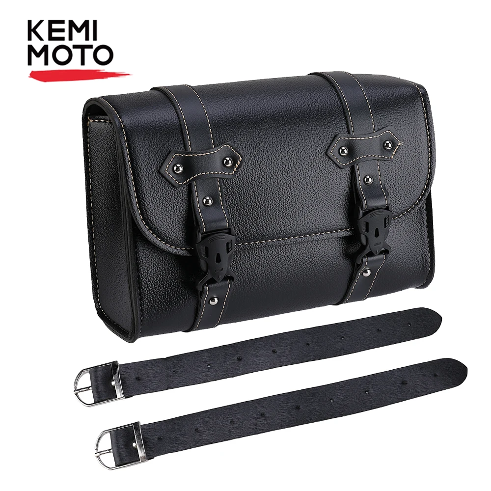 Седельная сумка KEMiMOTO из искусственной кожи мотоциклетные сумки для хранения