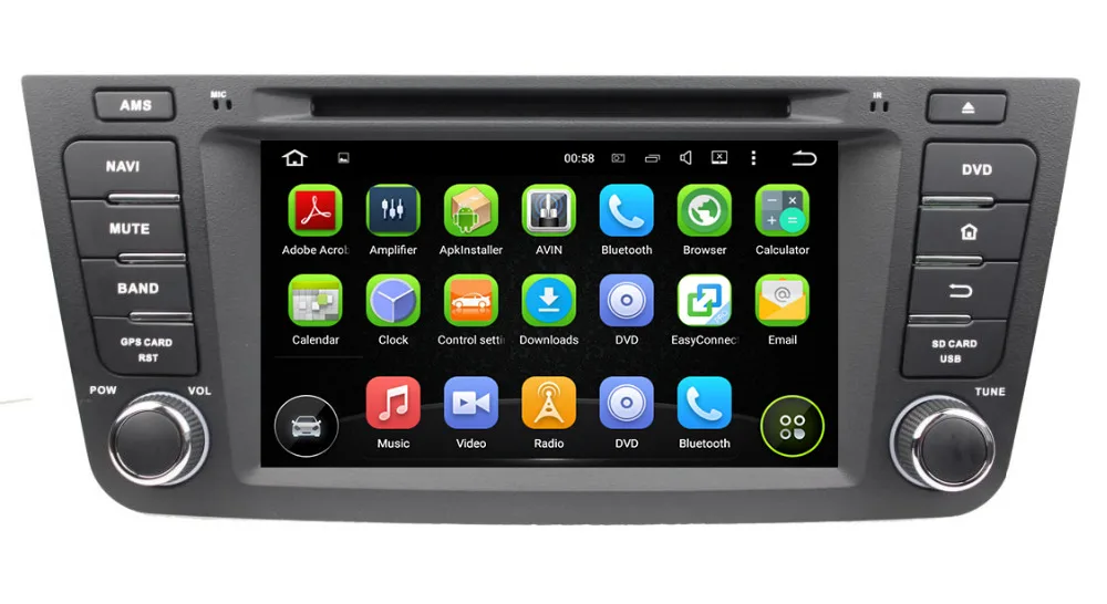 Автомобильный DVD GPS для Geely EX7/GX7 четырехъядерный 1024*600 Android 5.1.1 с навигационной