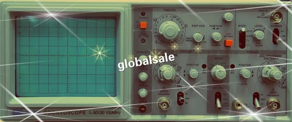 LONGWEI L 50100 100 МГц аналоговый осциллограф/недорогой осциллограф/Лабораторное
