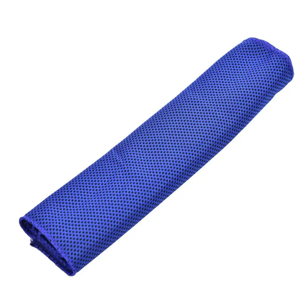 Новое летнее однотонное Сетчатое охлаждающее ледяное холодное полотенце для