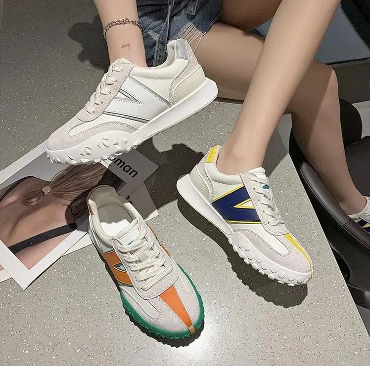 

Женские кроссовки, женские дышащие кроссовки на платформе, Женская Вулканизированная обувь, спортивная обувь для тренировок