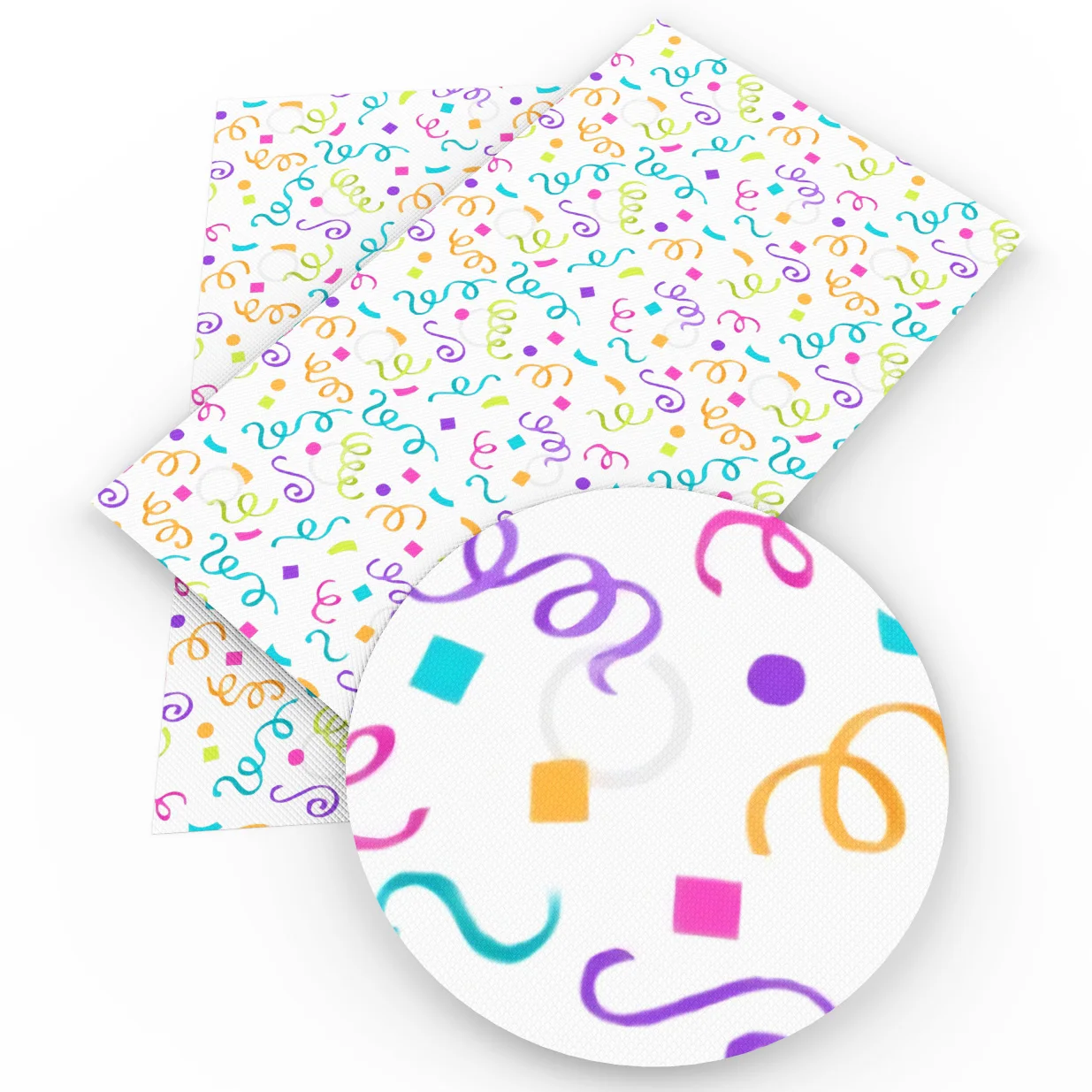 Дэвид Энджи 20*33 см цветок с принтом радуги Искусственная кожа лист из натуральной