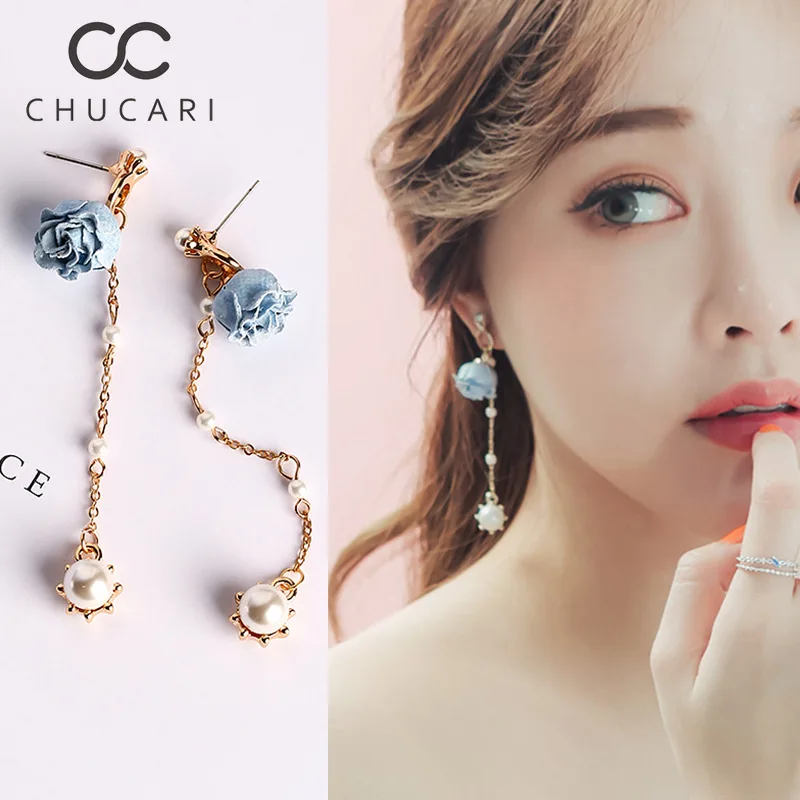 Женские серьги гвоздики с искусственным жемчугом 2019|Серьги-гвоздики| |