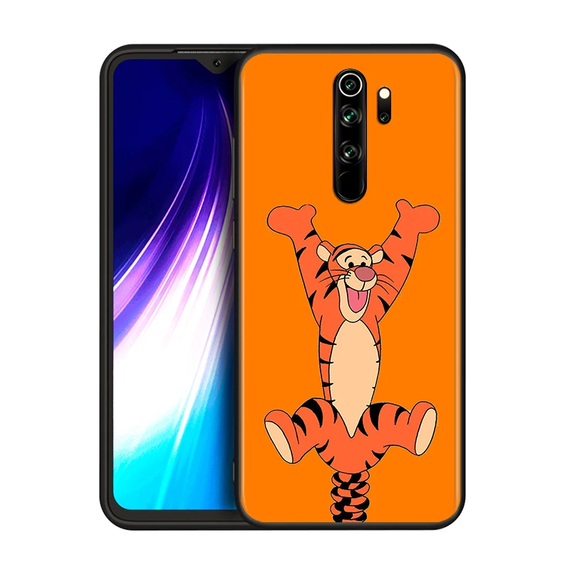 

Disney Tigger For Xiaomi Redmi 9i 9T 9A 9C 9 8A 8 GO 7 7A S2 Y2 6 6A 5 5A 4X Prime Pro Plus Black Phone Case