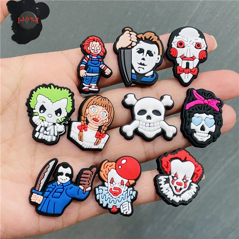 1 шт. ПВХ Мультяшные магниты на холодильник клоун Череп убийца ножи для девочек