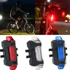 Велосипедный водонепроницаемый задний фонарь, зарядка через Usb, светодиодный светильник лампа для горных велосипедов, предупреждающие аксессуары