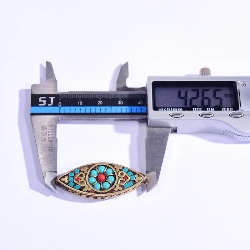 Винтажный бусины в тибетском стиле непальский Индийский металлический кулон