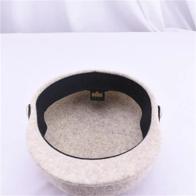 

NEW Fashion Wool Felt Cap for Women Warm Wool Winter Hat Visor Beret Newsboy Cap Beige Black Camel Casual Ladies Flat Cabbie Hat