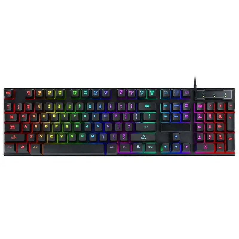 Проводная Механическая игровая клавиатура M17F USB 104 клавиши геймерская