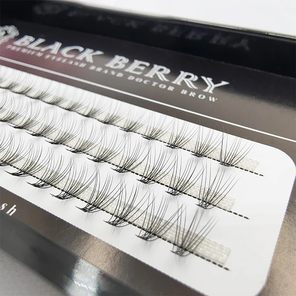 

1 Piece 60 Tuft Eyelash Extension Pure Handmade 3D Eyelashes 10D0.1mm Thick Personal Eyelashes False Lashes Free Shipping