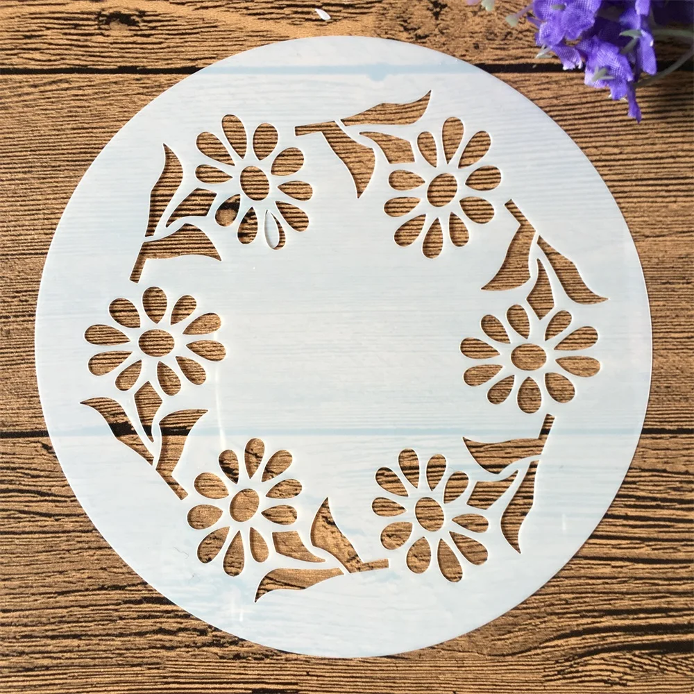 

1 шт., 15 см, круглые трафареты «Маргаритка»