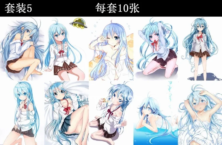 

10 pcs/set Anime Denpa Onna to Seishun Otoko posters Niwa Makoto Touwa Erio wall pictures for Colletion A3 42x29CM Stickers