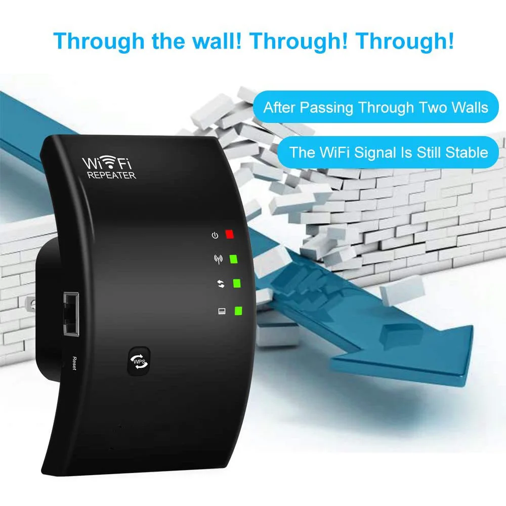 WIFI Repeater Wireless Signal Booster Router 300Mbps Wi Fi Speed up Long Range Extender Wi fi Network Amplifier Access Point