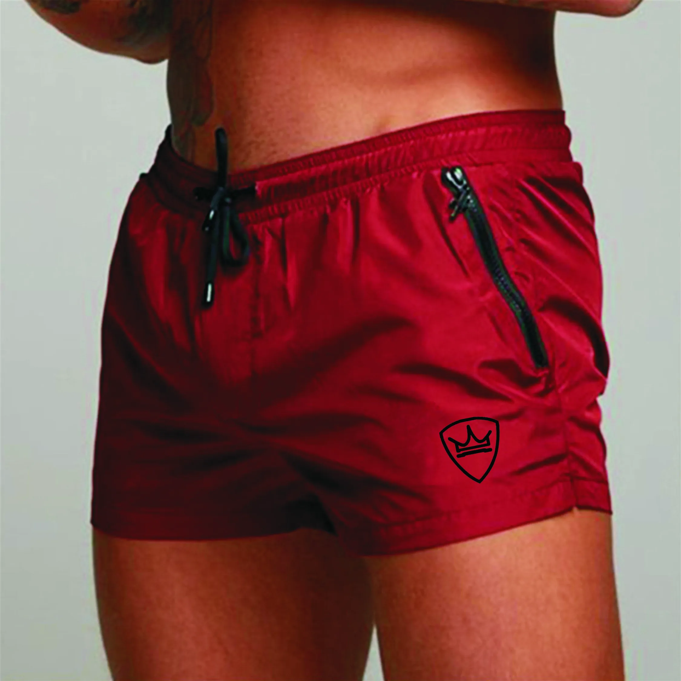 Новинка 2020 мужские купальные шорты короткие быстросохнущие спортивные пляжные