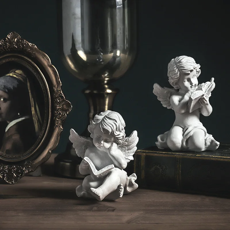 

Living room angel sculpture decoration creative home desktop resin ornaments