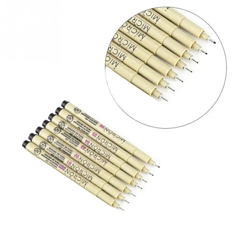 Ручка Pigma Micron водонепроницаемая ручка для рисования эскизная маркеры 08 03 черная