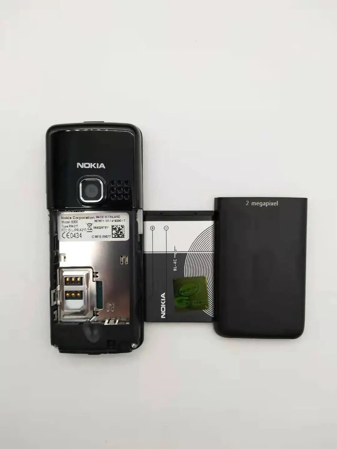Nokia 6300 Восстановленный Оригинальный разблокированный 5MP GSM Поддержка русской и