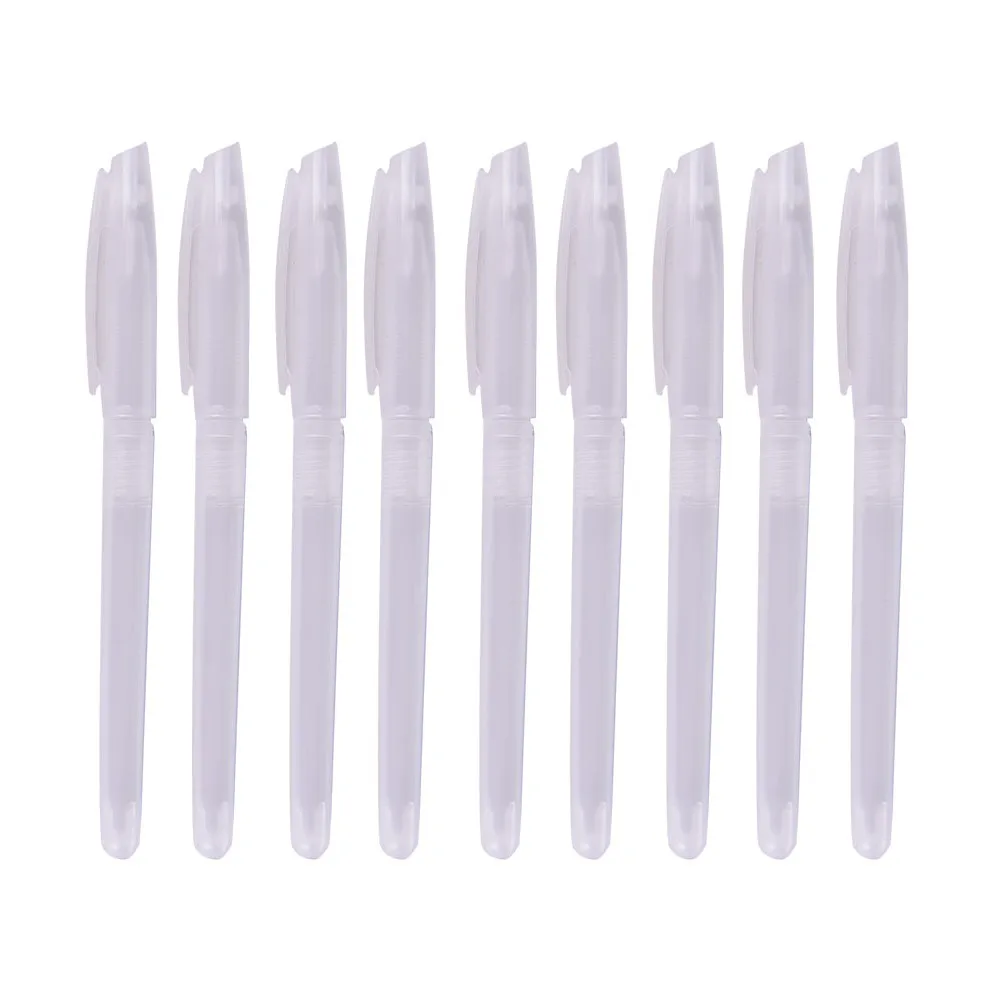

10pcs Transparent Pen Cover Gel Pen Shell Ballpoint Pen Shell Simple Styple Cheap Pen Shell Cover Drop Shipping