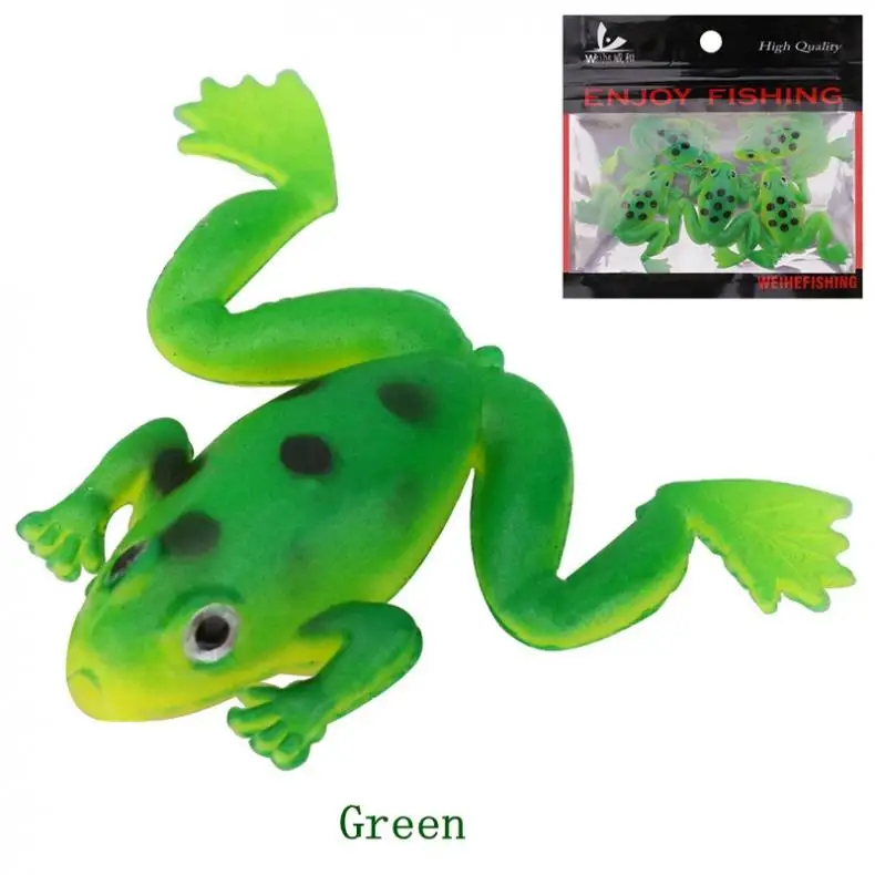5 шт./лот мягкие приманки лягушки 3 см 2 г миниатюрная имитация рыболовная приманка