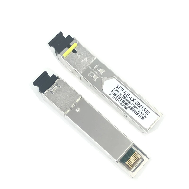 SC SFP волоконно-оптический модуль 1 25G 20KM 1310/Нм одиночный для совместимости с парами