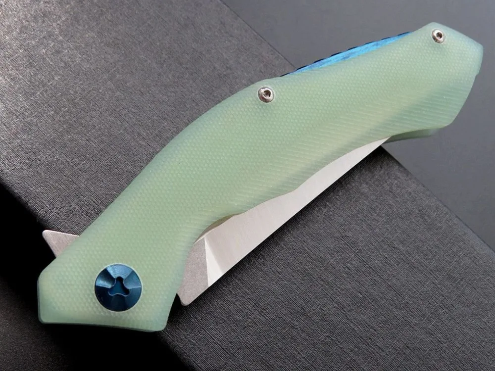 Складные ножи D2 Сталь Черный G10 Ручка Луна Нож EDC Кемпинг инструменты Открытый тактический нож