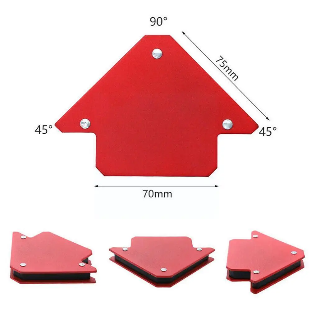 

4/6 PCS/Set Angle Soldering Locator Welder Welding Magnetic Corner Welding Magnet Arrows Holder Holder Tool Magnetic C1W8