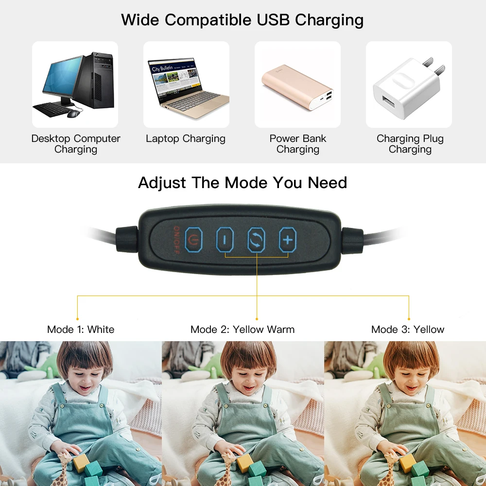 6 &quot/10 дюймов кольцевая лампа для селфи светодиодный кольцевой светильник с