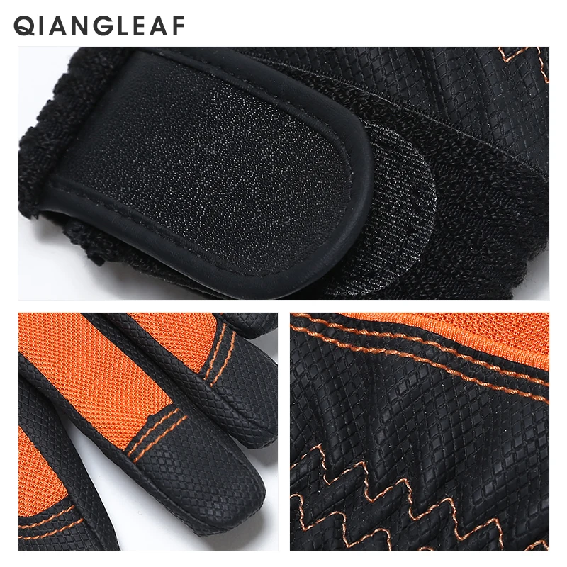 

QIANGLEAF 3PCS Work Winter Gloves Mechanic Working Gloves Cycling Safety Gloves Bicycle Protective Gloves Free Shipping 2700