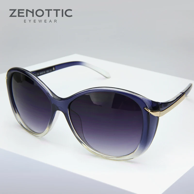 Zenotic женские модные солнцезащитные очки для вождения большие овальные черные с