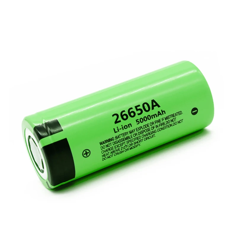 

10PCS 3.7V 26650 Battery 5000mAh Li-ion Rechargeable Battery For 26650A LED Flashlight Torch Li-ion Battery accumulator battery
