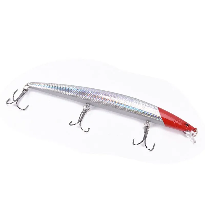 

1 шт., пластиковая рыболовная приманка с тремя крючками, 18 см/26 г