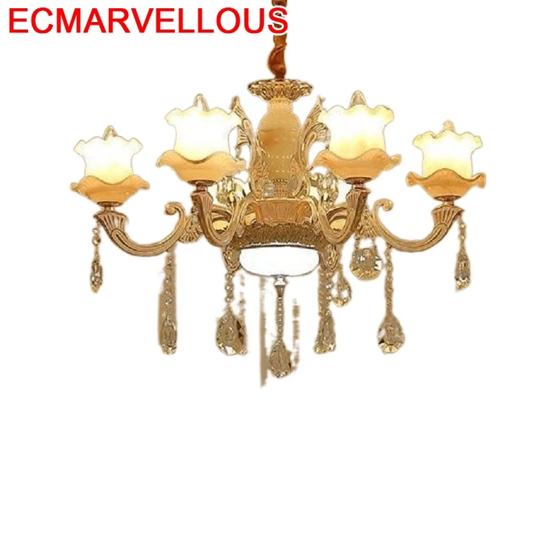Colgante imperna Lustre Pendente Industrial Pendelleuchte Crystal Лофт подвесной светильник|Подвесные